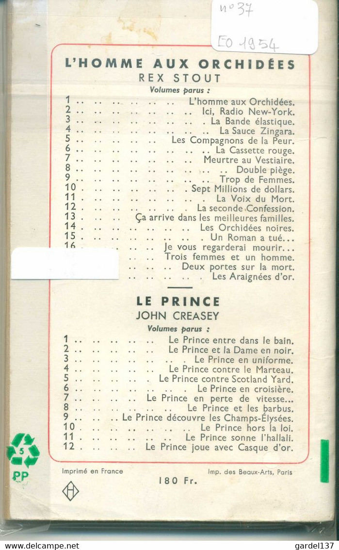 Leslie Charteris Le Saint Joue Avec Le Feu 1954 EO - Arthème Fayard - Le Saint
