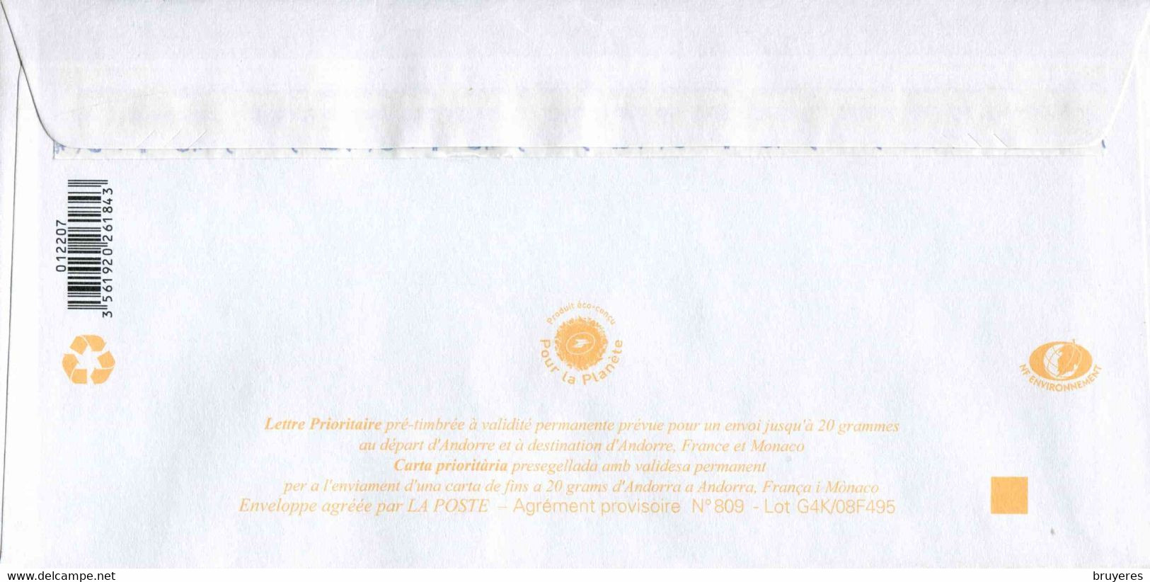 PAP Sur Papier Ordinaire Avec  Timbre "ARMOIRIES - Lettre Prioritaire" Et Illust. "DAPA Servi" - Stamped Stationery & Prêts-à-poster