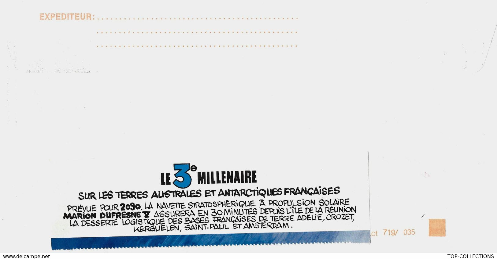 T.A.A.F TERRES AUSTRALES ET ANTARCTIQUES FRANCAISES 2002 SEAWARD MPV L' ASTROLABE COURRIER POSTE A BORD - Storia Postale