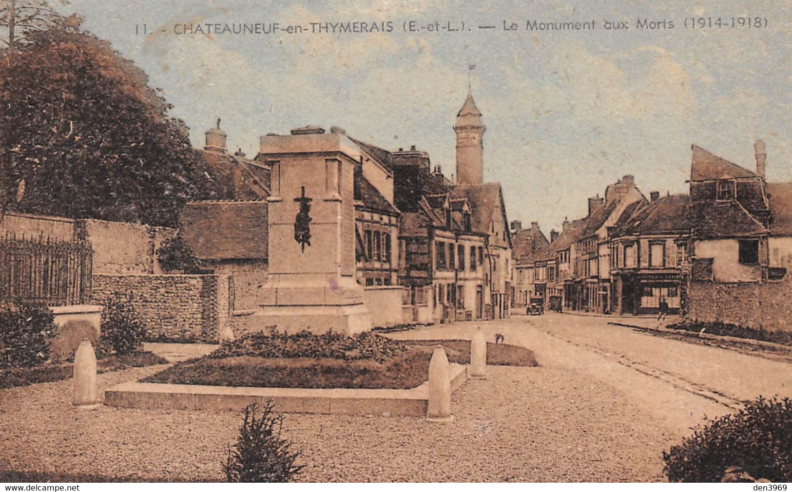 CHÂTEAUNEUF-en-THYMERAIS (Eure-et-Loir) - Le Monument Aux Morts De La Guerre 1914-1918 - Châteauneuf