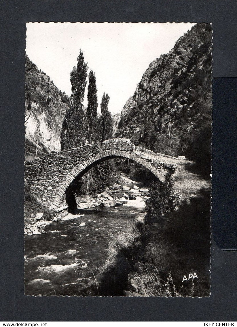 15424-FRENCH ANDORRE-OLD POSTCARD VAL D'ANDORRE To BORDEAUX (france).1951.Andorra.Tarjeta Postal.carte Postale - Brieven En Documenten