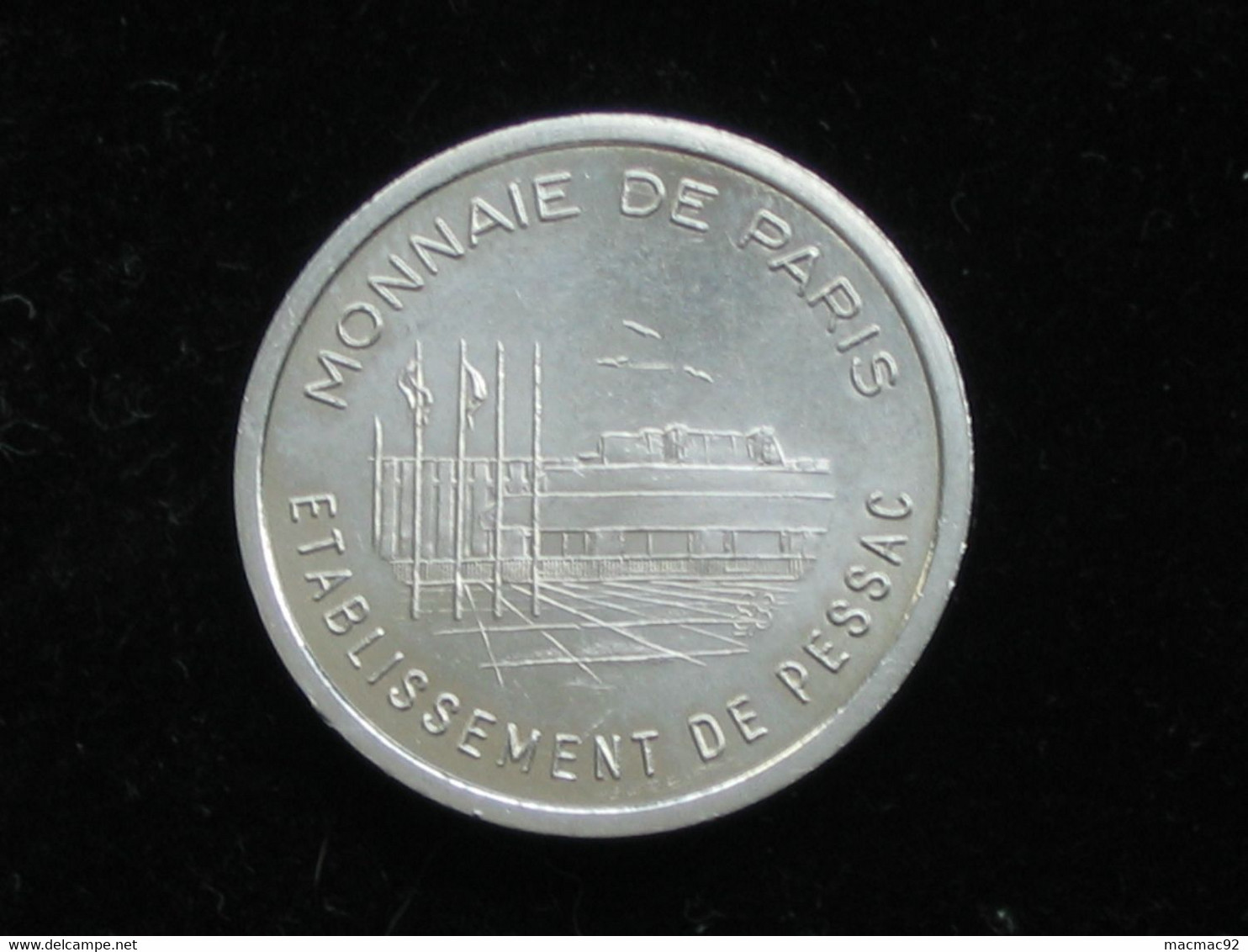 Rare Essai De Frappe Monétaire - Monnaie De Paris - Etablissement De Pessac -23 Mm -6-82 G   **** EN ACHAT IMMEDIAT **** - Essais, Piéforts, épreuves & Flans Brunis