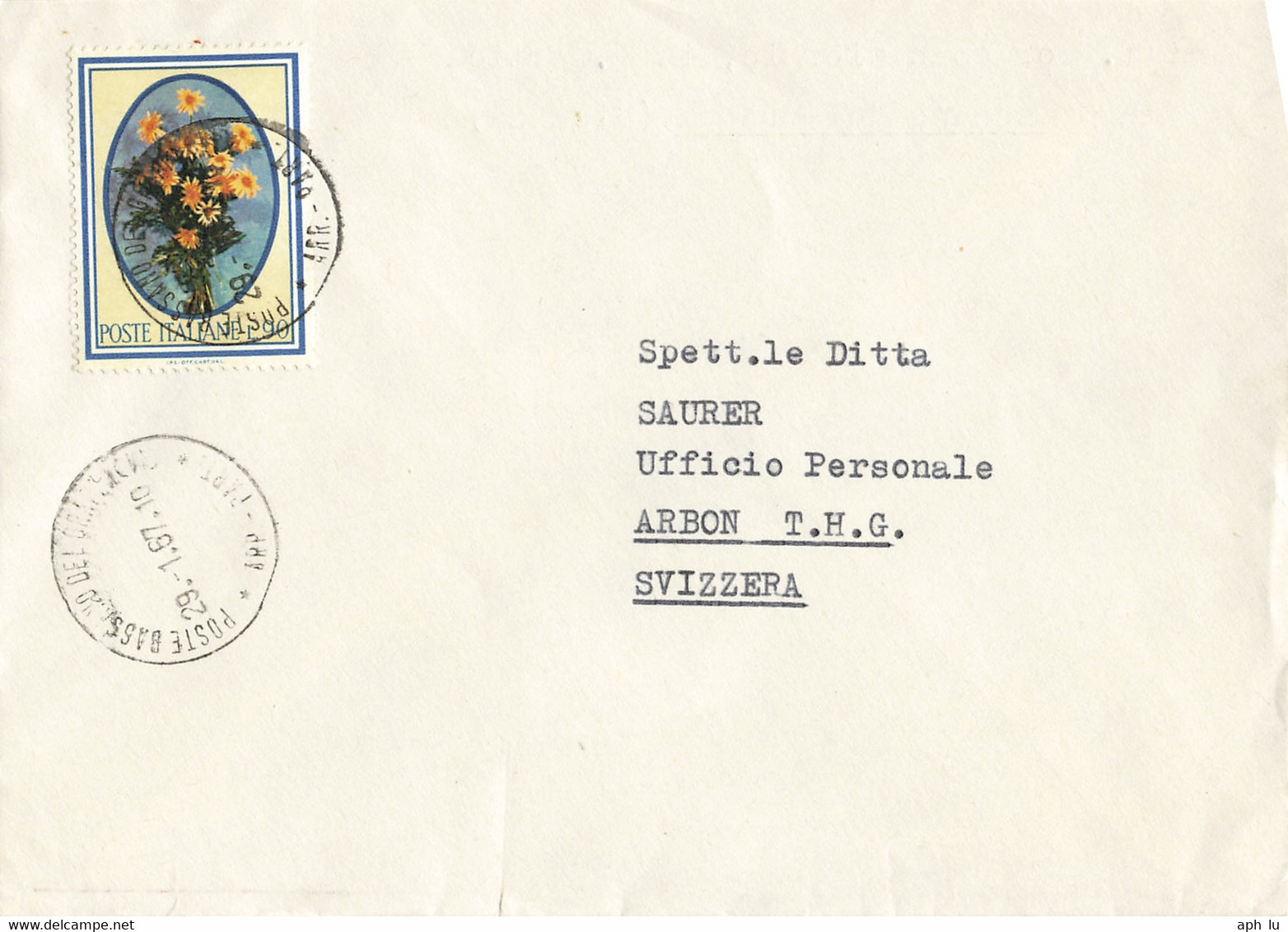 Brief (ac3663) - 1961-70: Storia Postale