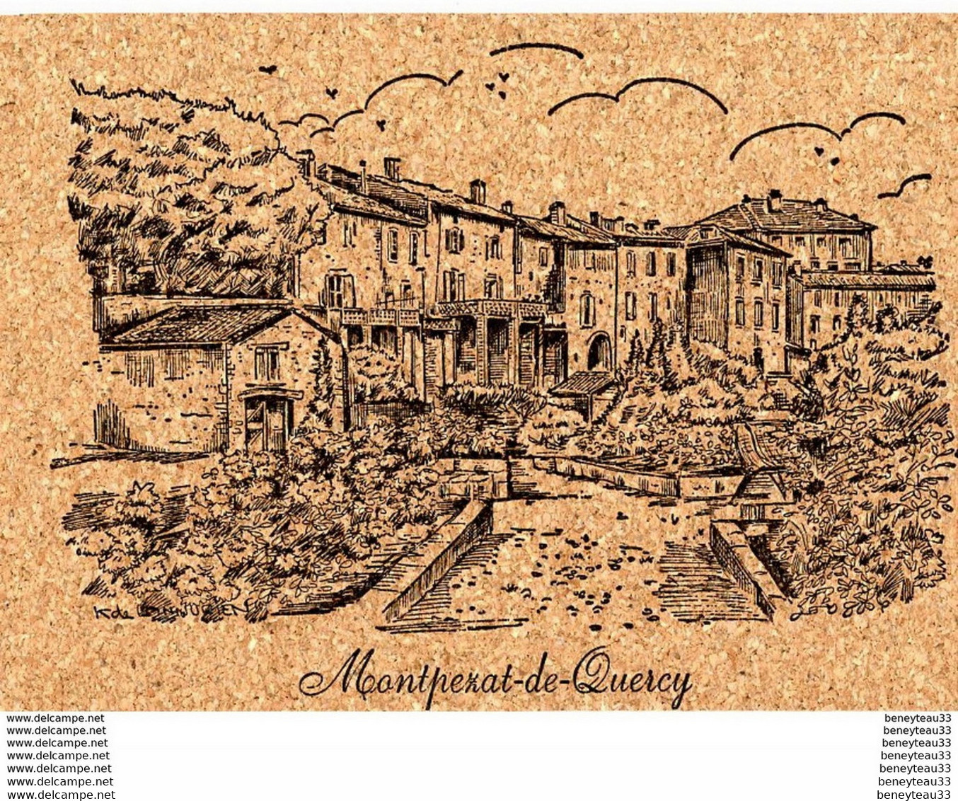 CP LIÈGE (Réf :O147) MONTPEZAT-DE-QUERCY  (82 TARN-et-GARONNE)  Le Village - Montpezat De Quercy