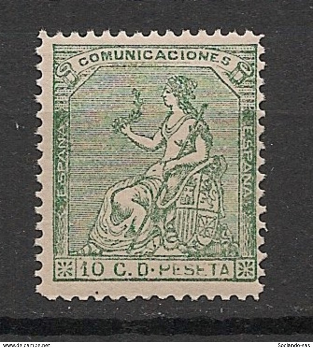 ESPANA - 1873 - N°Yv. 132 - Allégorie 10c Vert - Neuf Luxe ** / MNH / Postfrisch - Unused Stamps