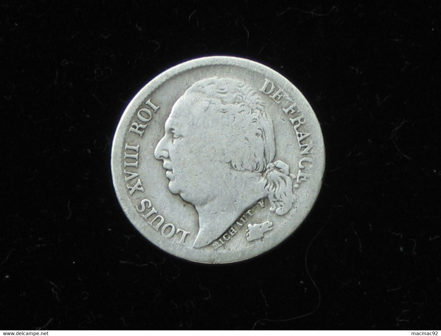 RARE - 1/2 Franc 1821 W - LOUIS XVIIII Roi Des Francais   **** EN ACHAT IMMEDIAT **** - 1/2 Franc