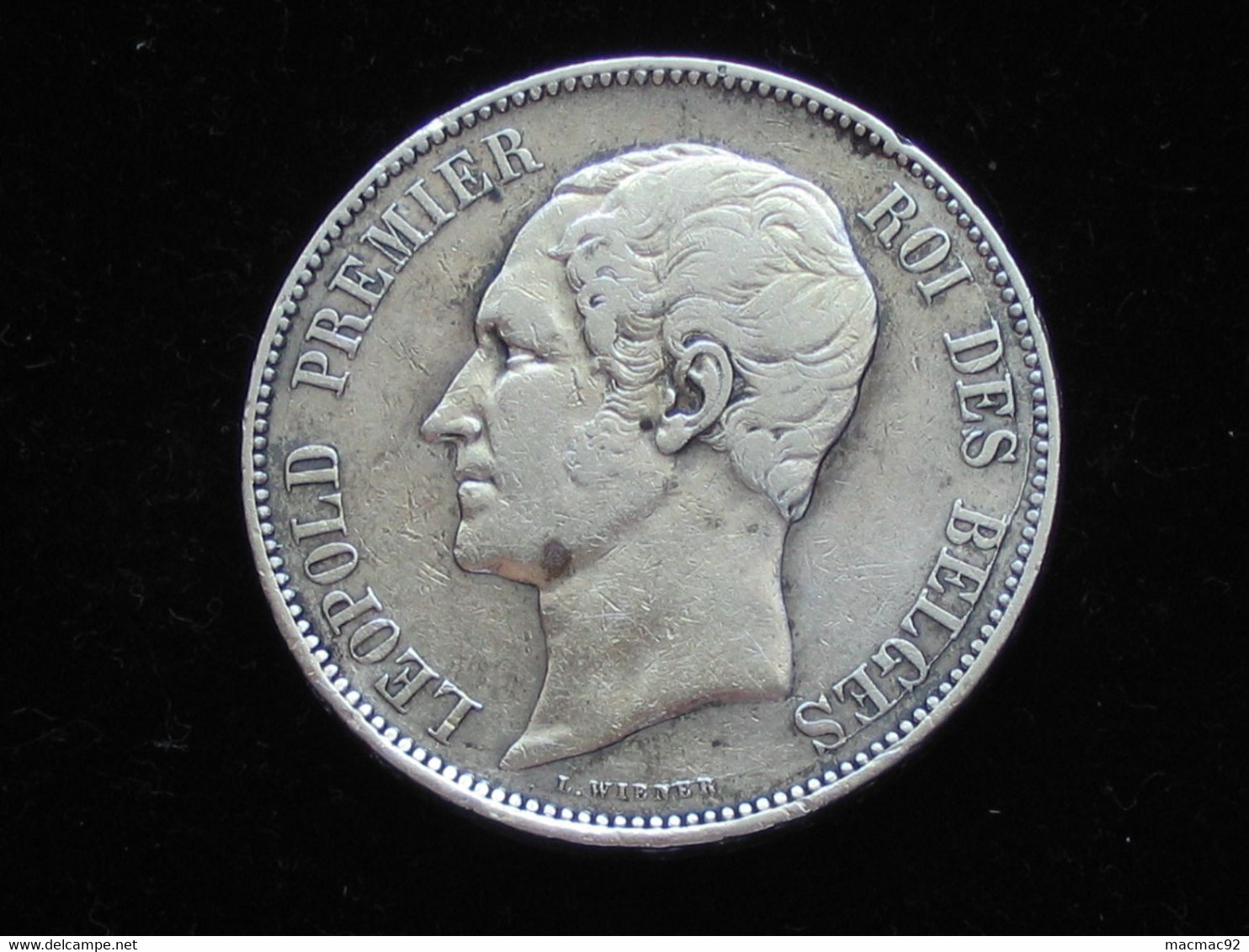 BELGIQUE  - 5 Francs 1853 - Leopold Premier - Roi Des Belges. - L'union Fait La Force **** EN ACHAT IMMEDIAT **** - 5 Francs