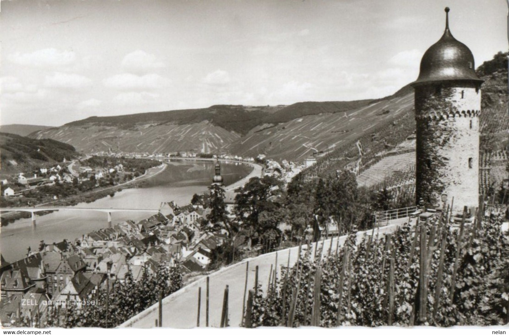 ZELL AN DER MOSEL - REAL PHOTO - F.P - STORIA POSTALE - Zell