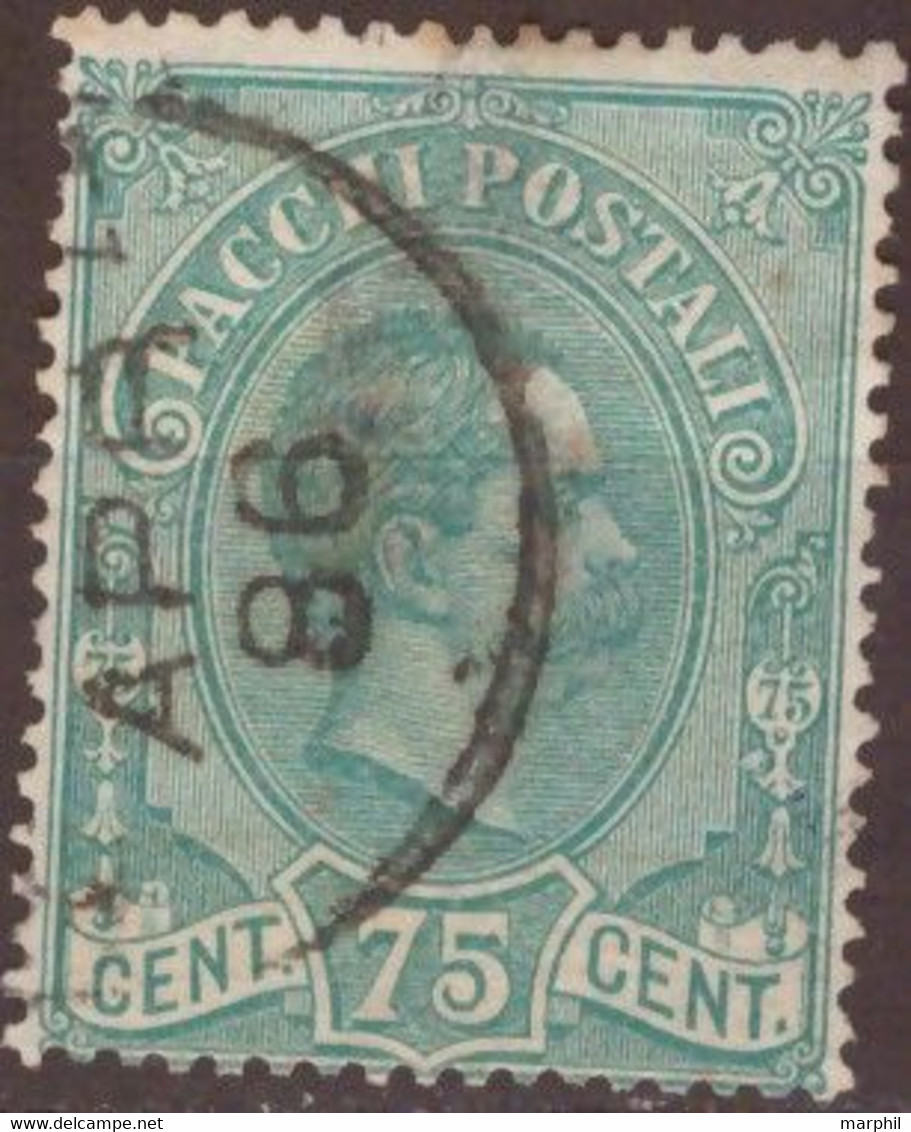 Italia 1884 Pacchi Postali Un#4 75c. (o) Vedere Scansione - Paketmarken