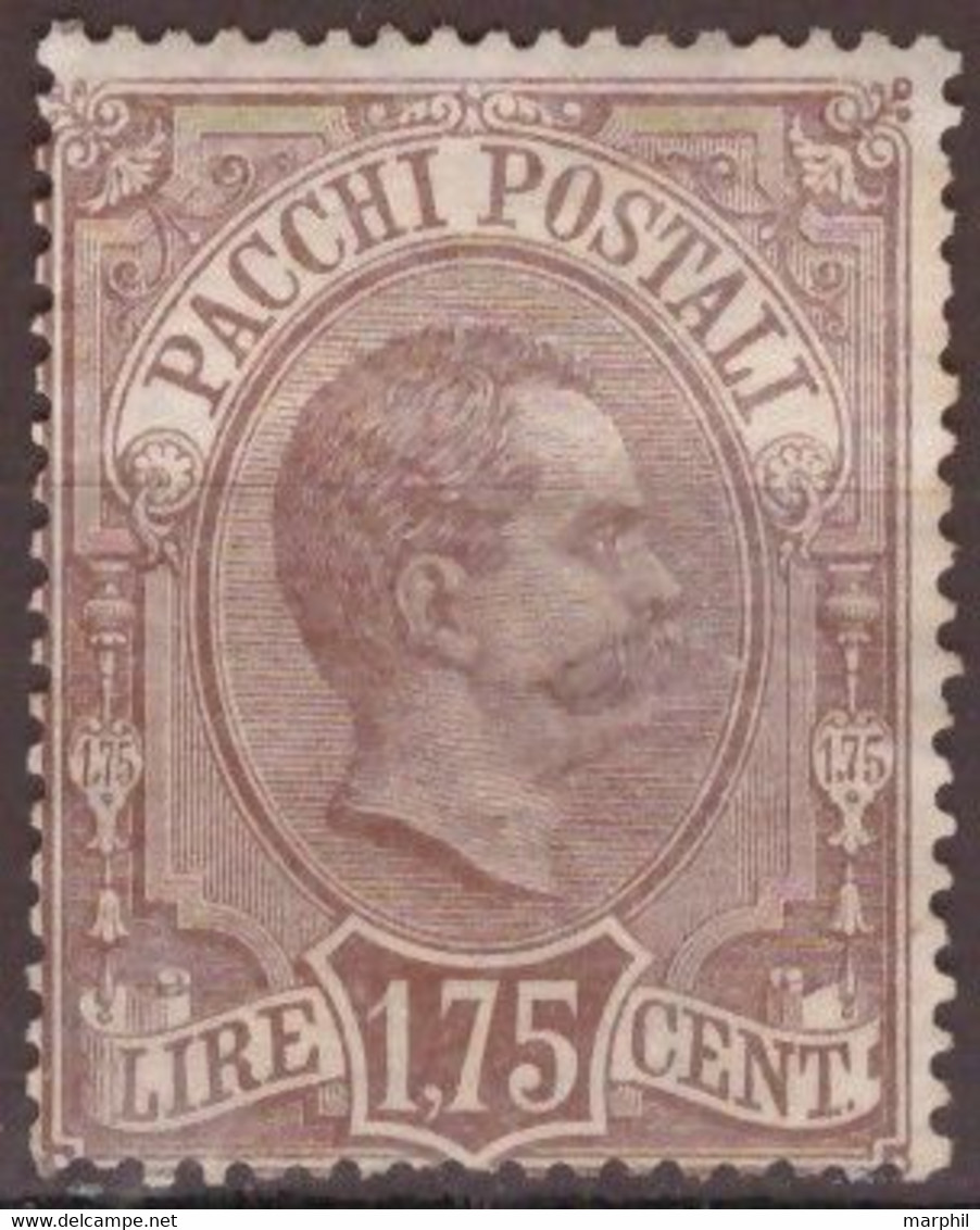 Italia 1884 Pacchi Postali Un#6 1,75c. M(*) Vedere Scansione - Paketmarken