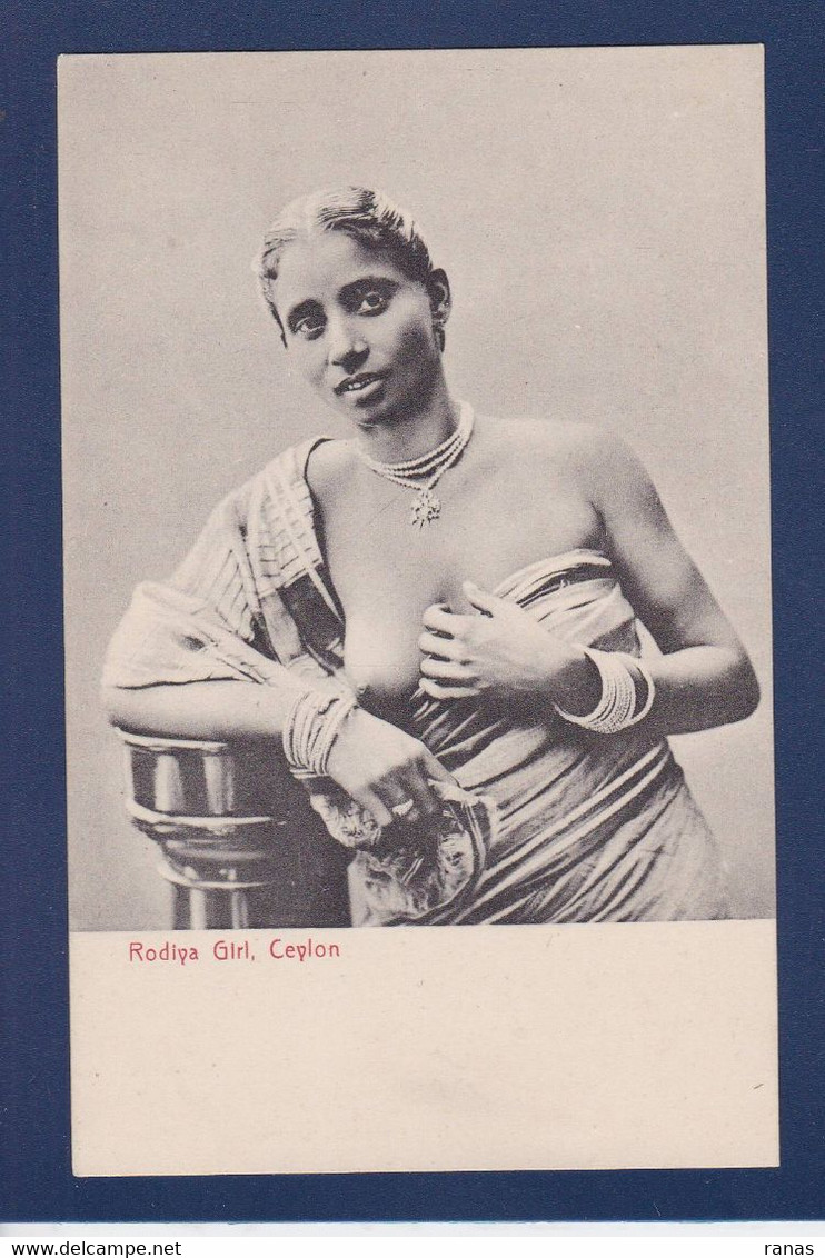 CPA Nu Féminin Ceylan Femme Woman Ethnic Non Circulé - Sri Lanka (Ceylon)