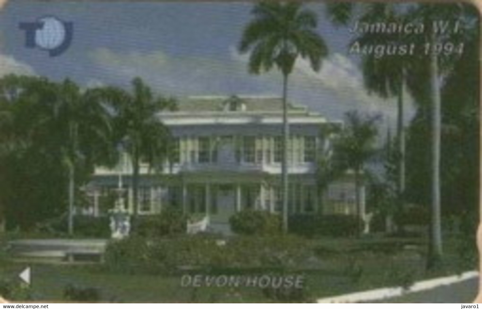 JAMAICA : 018B J$20 DEVON HOUSE DUMMY NO CTRL WHITE STRIP MINT - Jamaïque