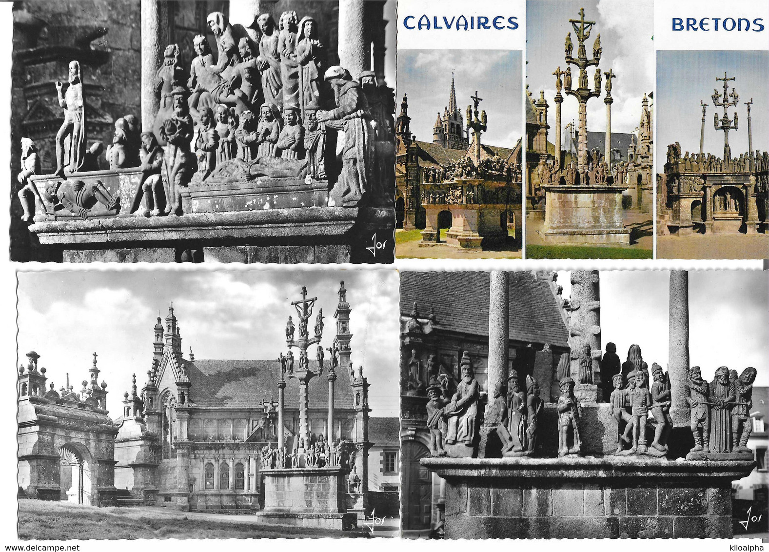 Calvaires Bretons (12 Cartes) (3 Scans) - Monumentos