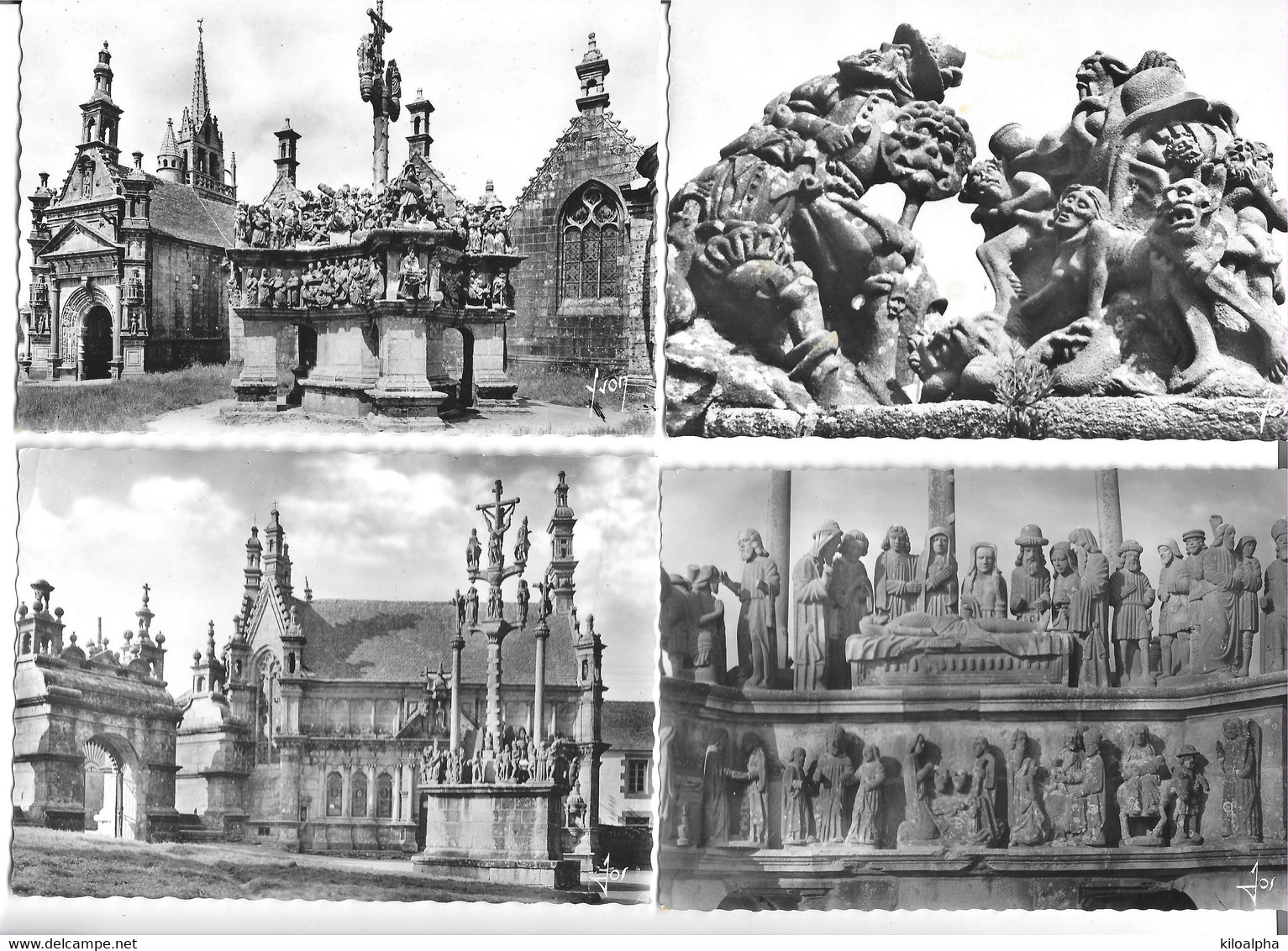 Calvaires Bretons (12 Cartes) (3 Scans) - Monumenten