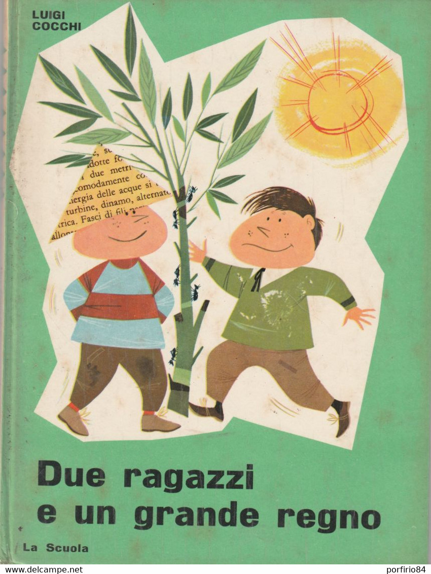 RARO LIBRO L. COCCHI DUE RAGAZZI E UN GRANDE REGNO 1962 LA SCUOLA 1a EDIZIONE - Bambini E Ragazzi