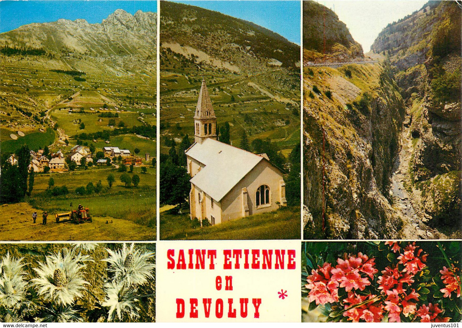 CPSM Saint Etienne En Dévoluy-Multivues    L1504 - Saint Etienne En Devoluy