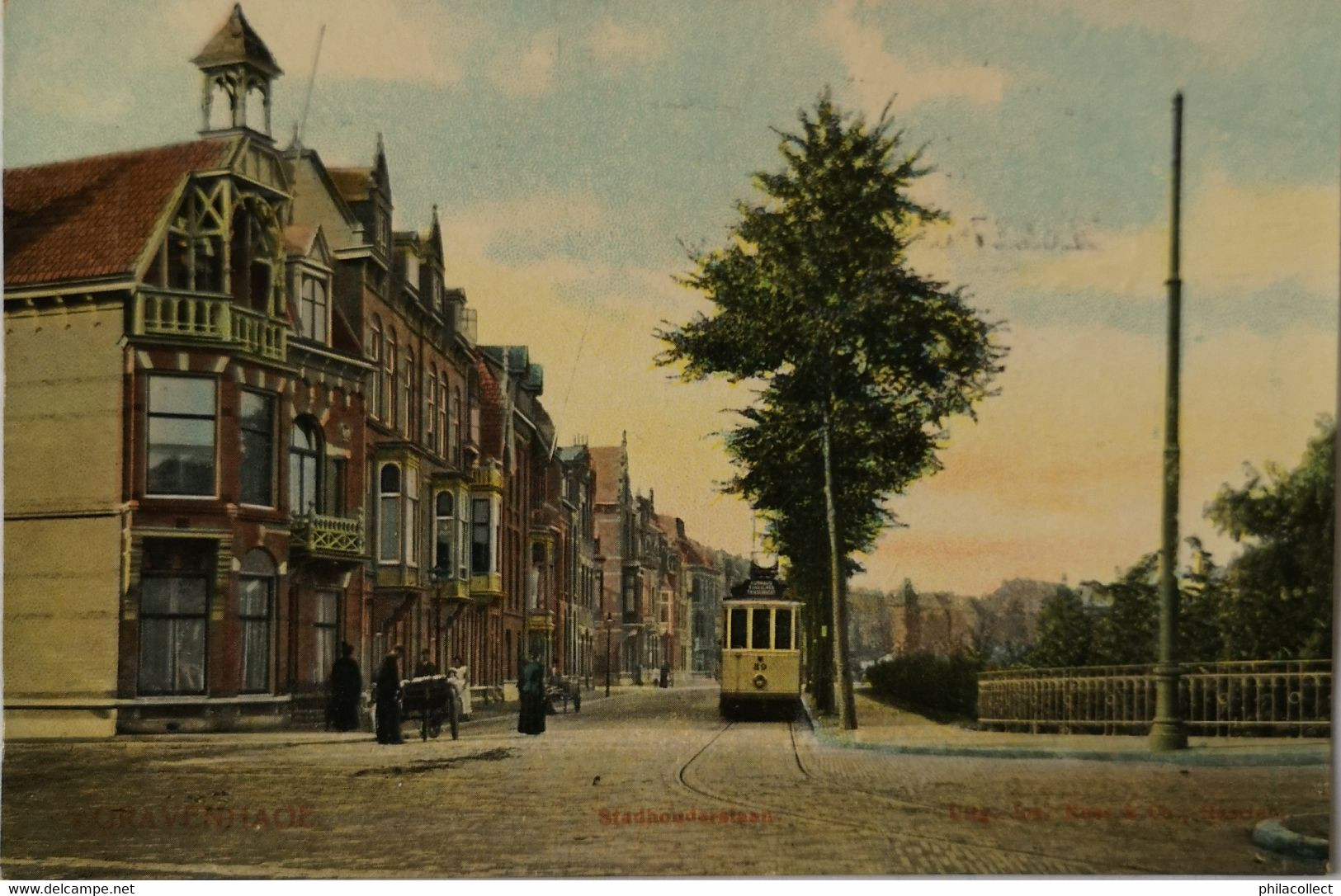 Den Haag ( 's Gravenhage)  Stadhouderslaan Met Tram 1907 De Tulp - Den Haag ('s-Gravenhage)