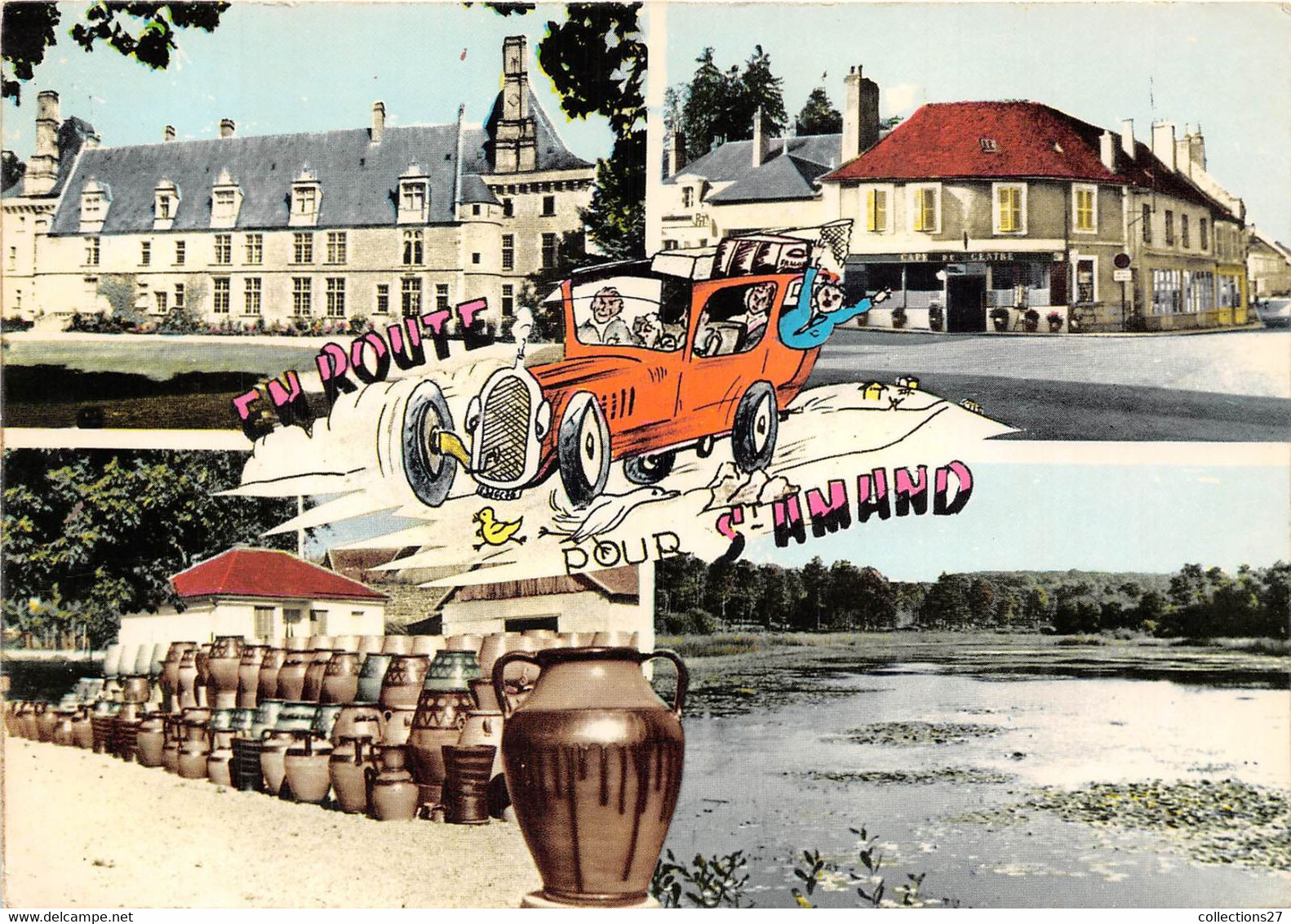 58-SAINT-AMAND-EN-PUISAYE- MULTIVUES - Saint-Amand-en-Puisaye