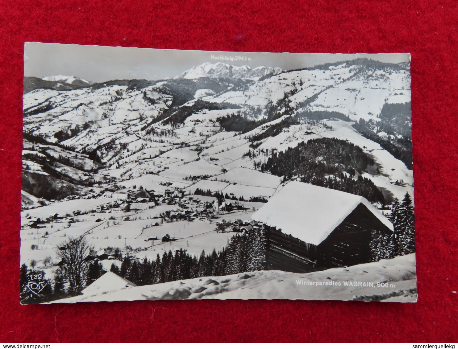 AK: Echtfoto - Winterparadies Wagrain, Gelaufen 1961 (Nr.982) - Wagrain