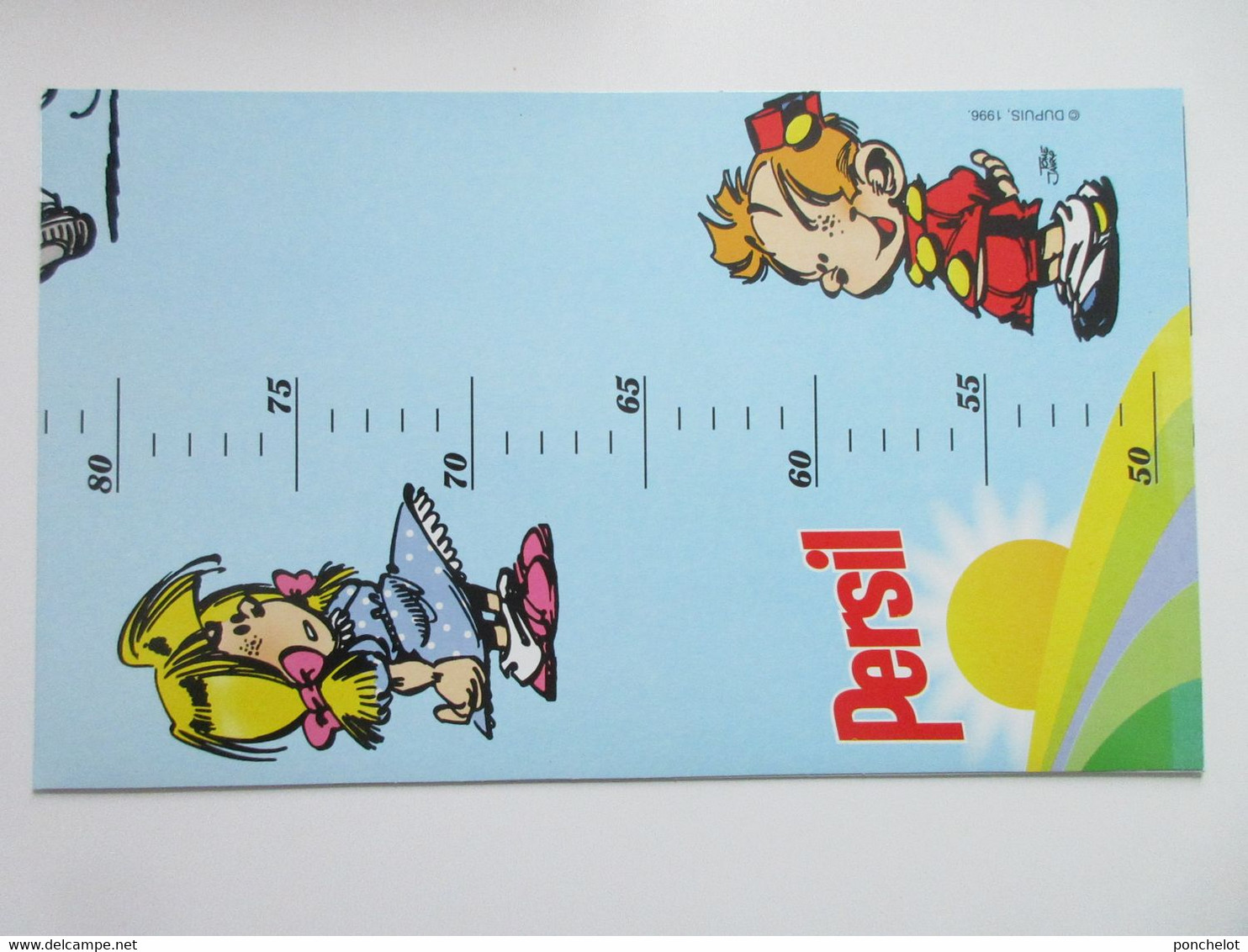 BD LE PETIT SPIROU Toise Et Set De Table Offert Par PERSIL - Adesivi