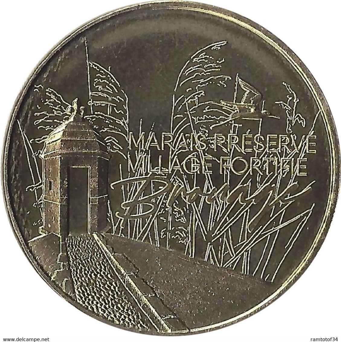 2022 MDP209 - HIERS-BROUAGE 4 - Marais Préservé (Village Fortifié) / MONNAIE DE PARIS - 2022