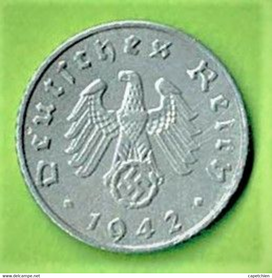CINQ REICHSPFENNIG / 1942 A -  / ZINC - 5 Reichspfennig