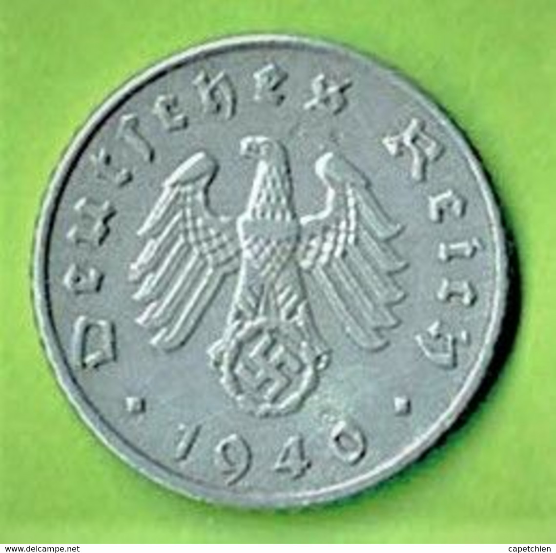 CINQ REICHSPFENNIG / 1940 A -  / ZINC - 5 Reichspfennig