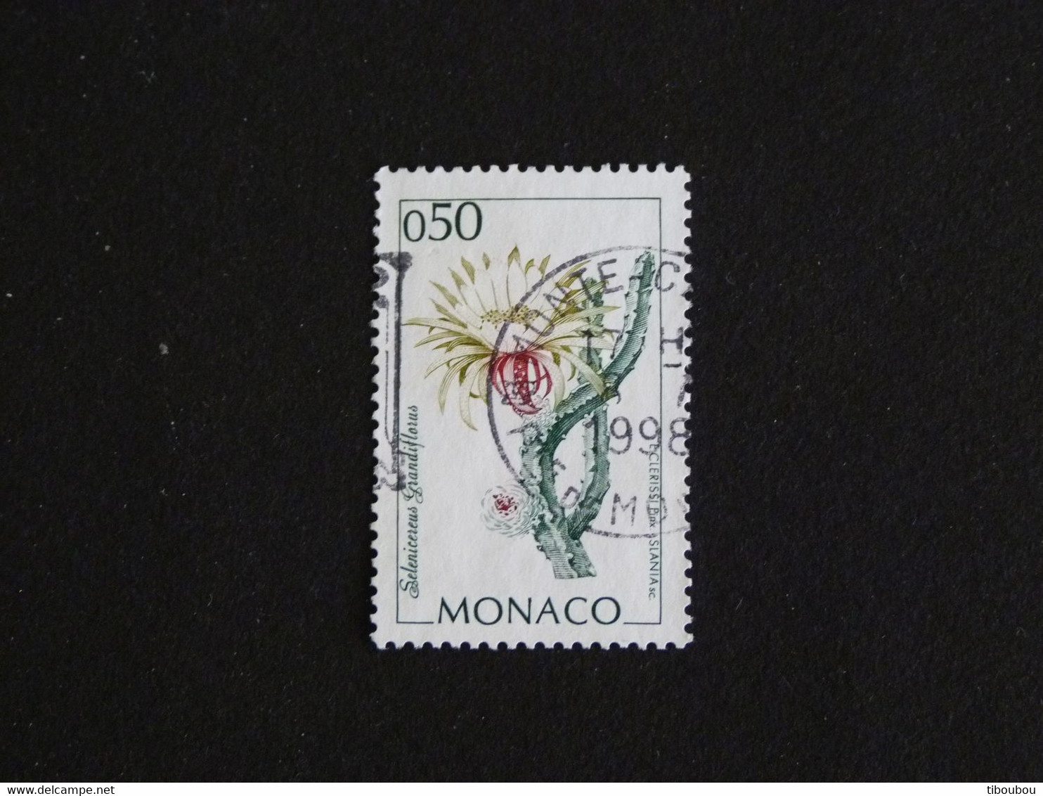 MONACO YT 1966 OBLITERE - FLORE JARDIN EXOTIQUE CACTUS - Usados