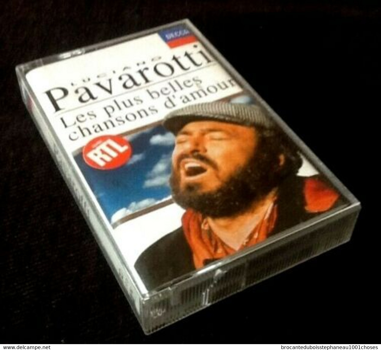 Cassette Audio Luciano Pavarotti Les Plus Belles Chansons D' Amour (1991) Decca 433513 - Cassettes Audio