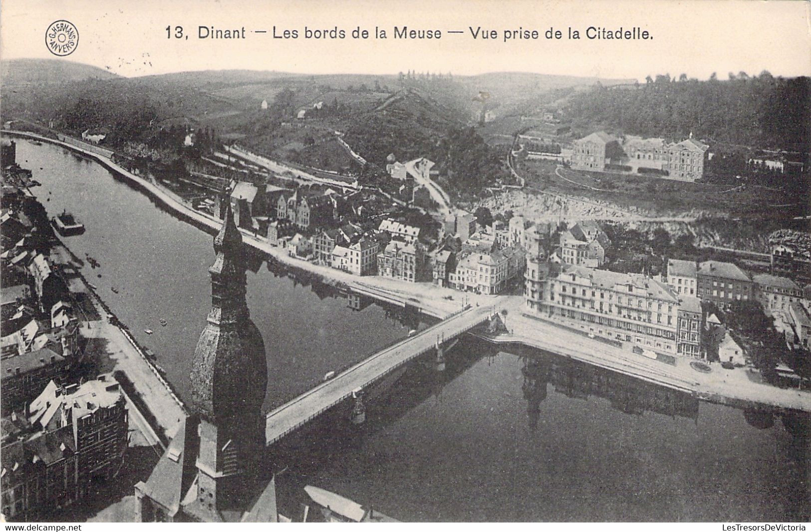 Dinant - Les Bords De La Meuse - Vue Prise De La Citadelle - Oblitéré En 1911 - Dinant