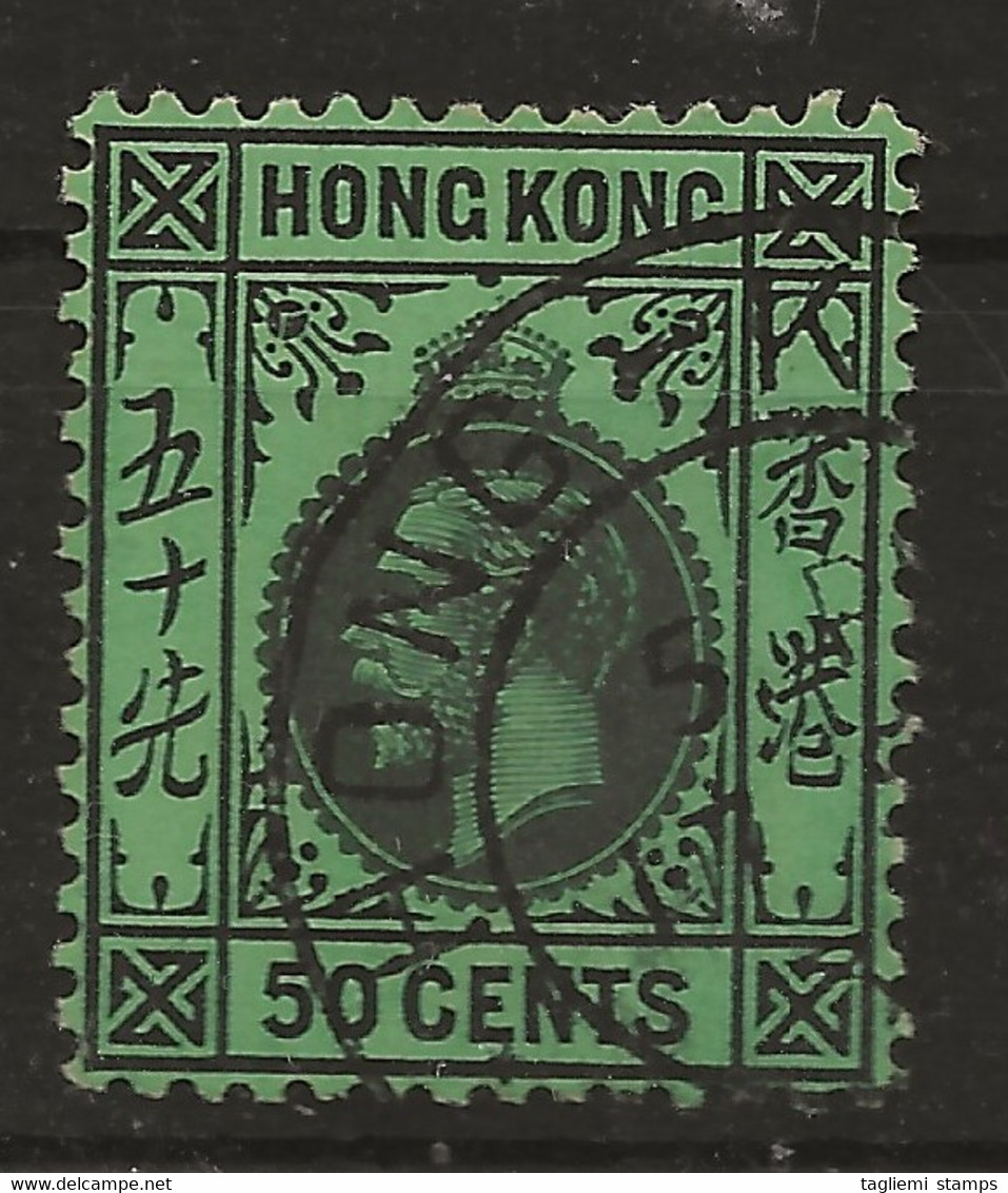 Hong Kong, 1921, SG 128, Used, Nice Cancellation - Usados