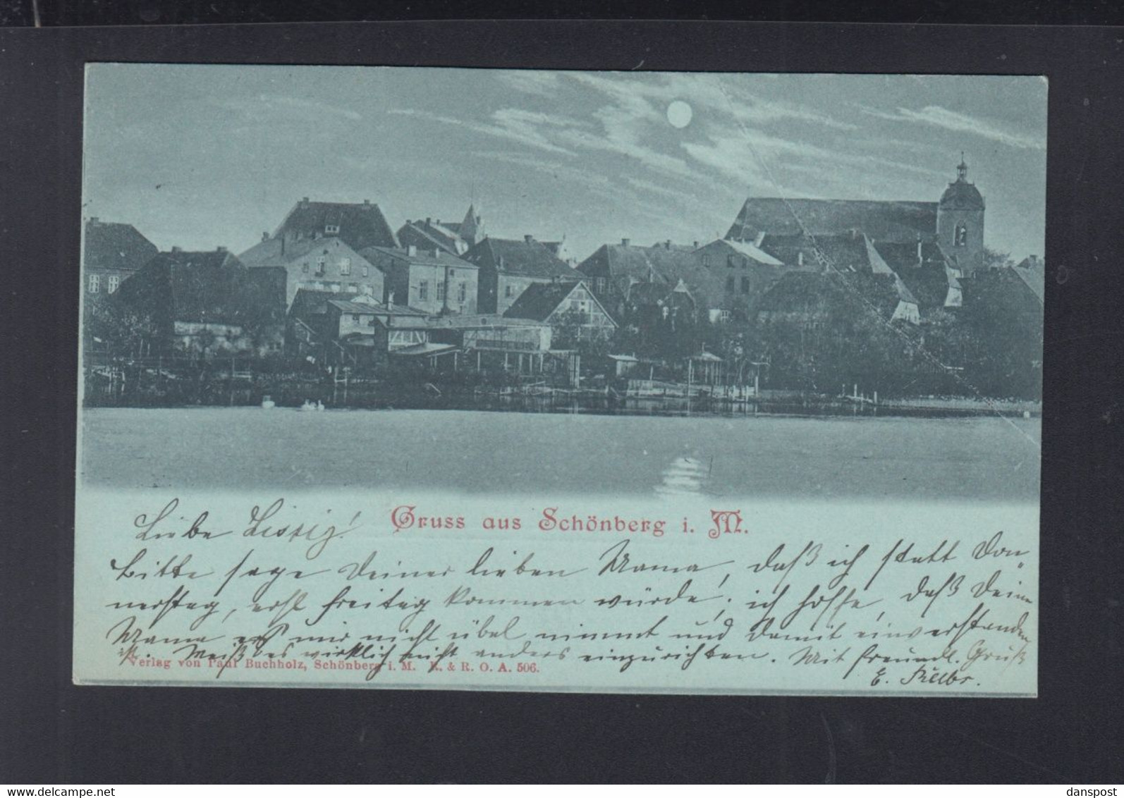 Dt. Reich AK Schönberg 1900 - Schönberg