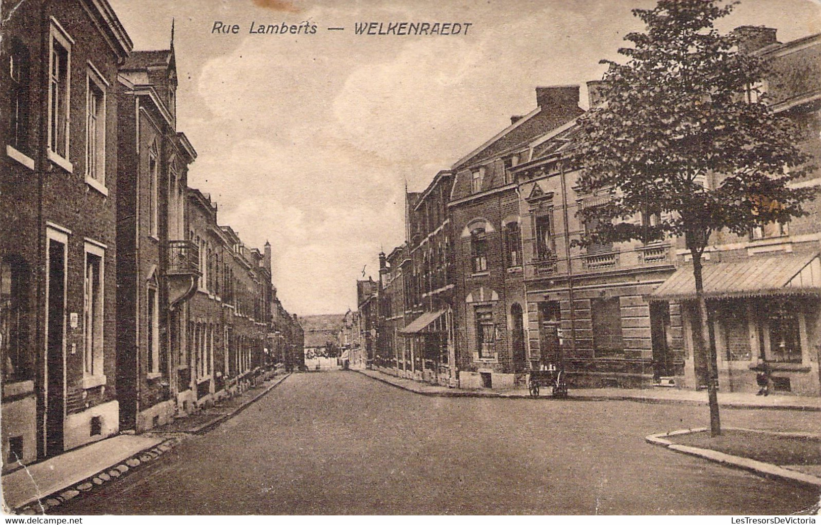 Welkenraedt - Rue Lamberts - Franchise Militaire Cachet Correspondance Privée - Oblitération 1919 - Welkenraedt