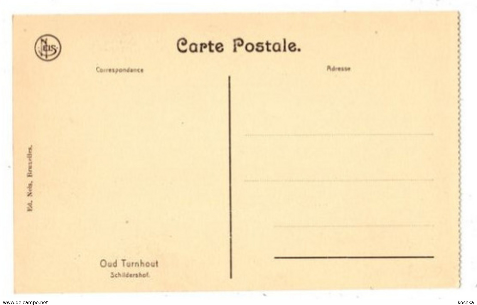 OUD TURNHOUT - Schildershof - Niet Verzonden - Uitgever Nels - Oud-Turnhout