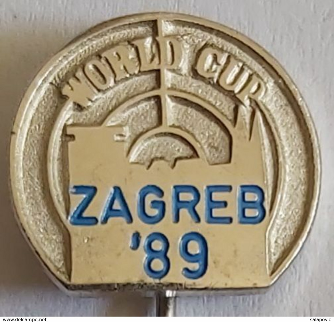 Shooting Weapons World Cup Yugoslavia Croatia Zagreb 1989 Archery Shooting  PIN A6/2 - Tir à L'Arc