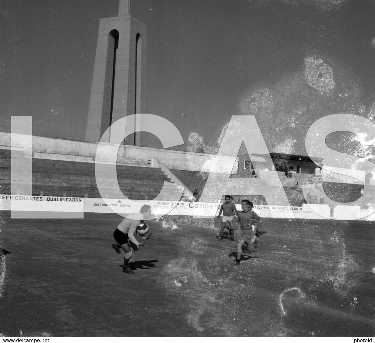 1965 FUTEBOL PRAGAL ALMADA CACILHAS PORTUGAL ORIGINAL SET 60mm NEGATIVE NOT PHOTO FOTO LCAS224