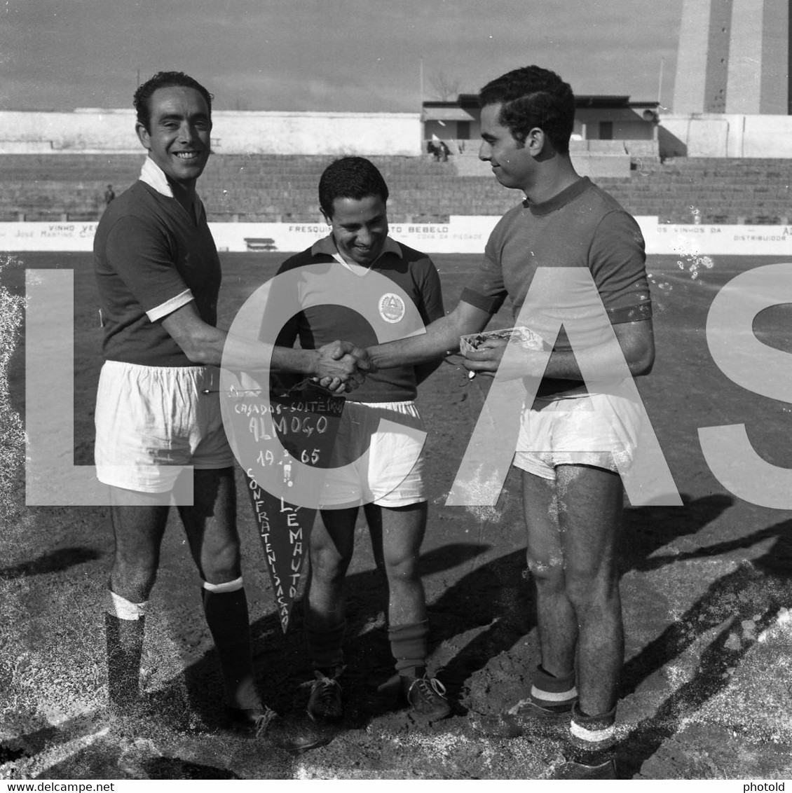 1965 FUTEBOL PRAGAL ALMADA CACILHAS PORTUGAL ORIGINAL SET 60mm NEGATIVE NOT PHOTO FOTO LCAS224