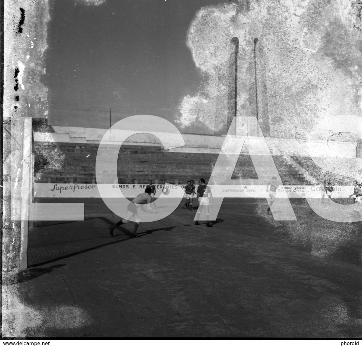 1965 FUTEBOL PRAGAL ALMADA CACILHAS PORTUGAL ORIGINAL SET 60mm NEGATIVE NOT PHOTO FOTO LCAS224