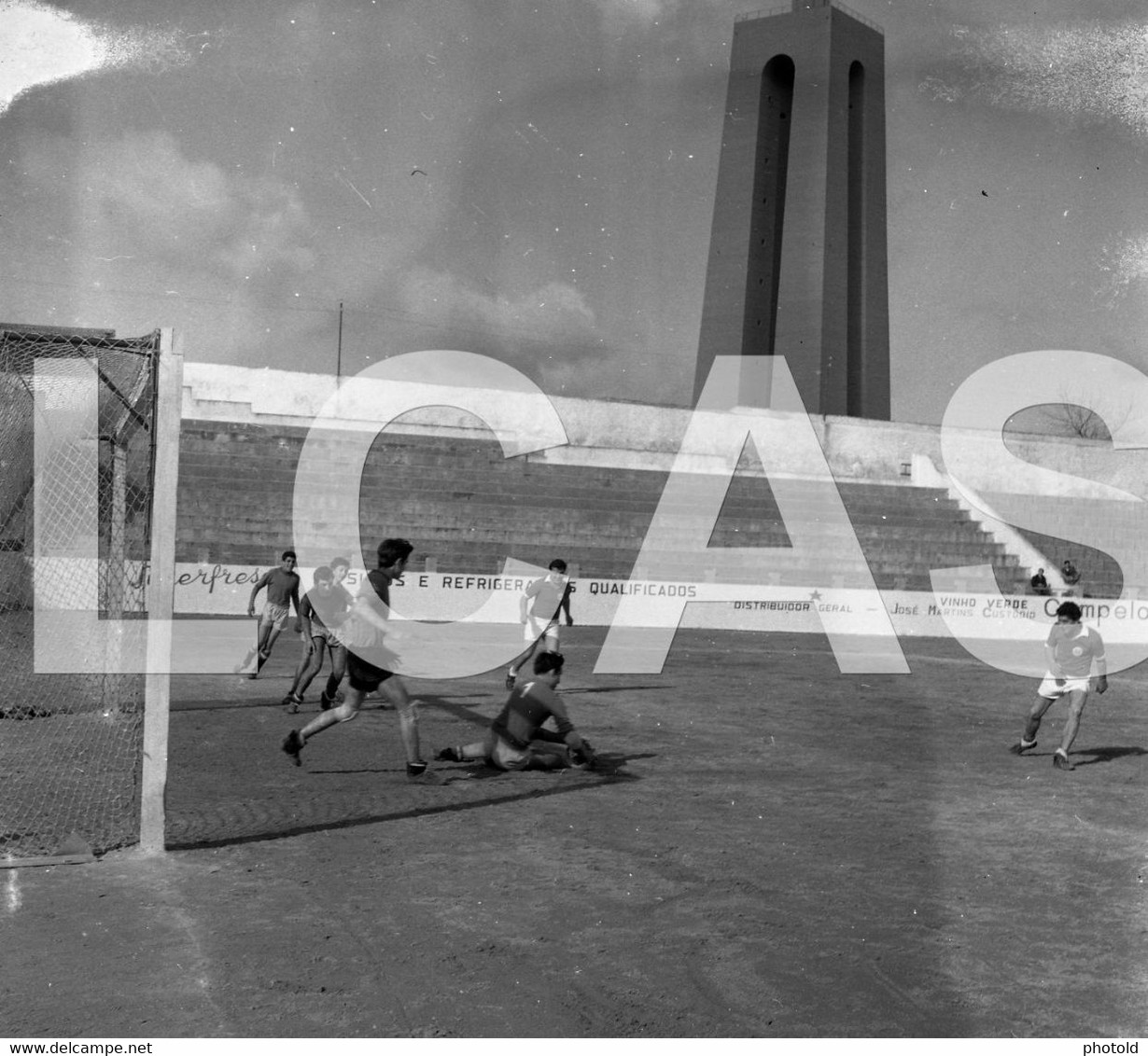 1965 FUTEBOL PRAGAL ALMADA CACILHAS PORTUGAL ORIGINAL SET 60mm NEGATIVE NOT PHOTO FOTO LCAS224