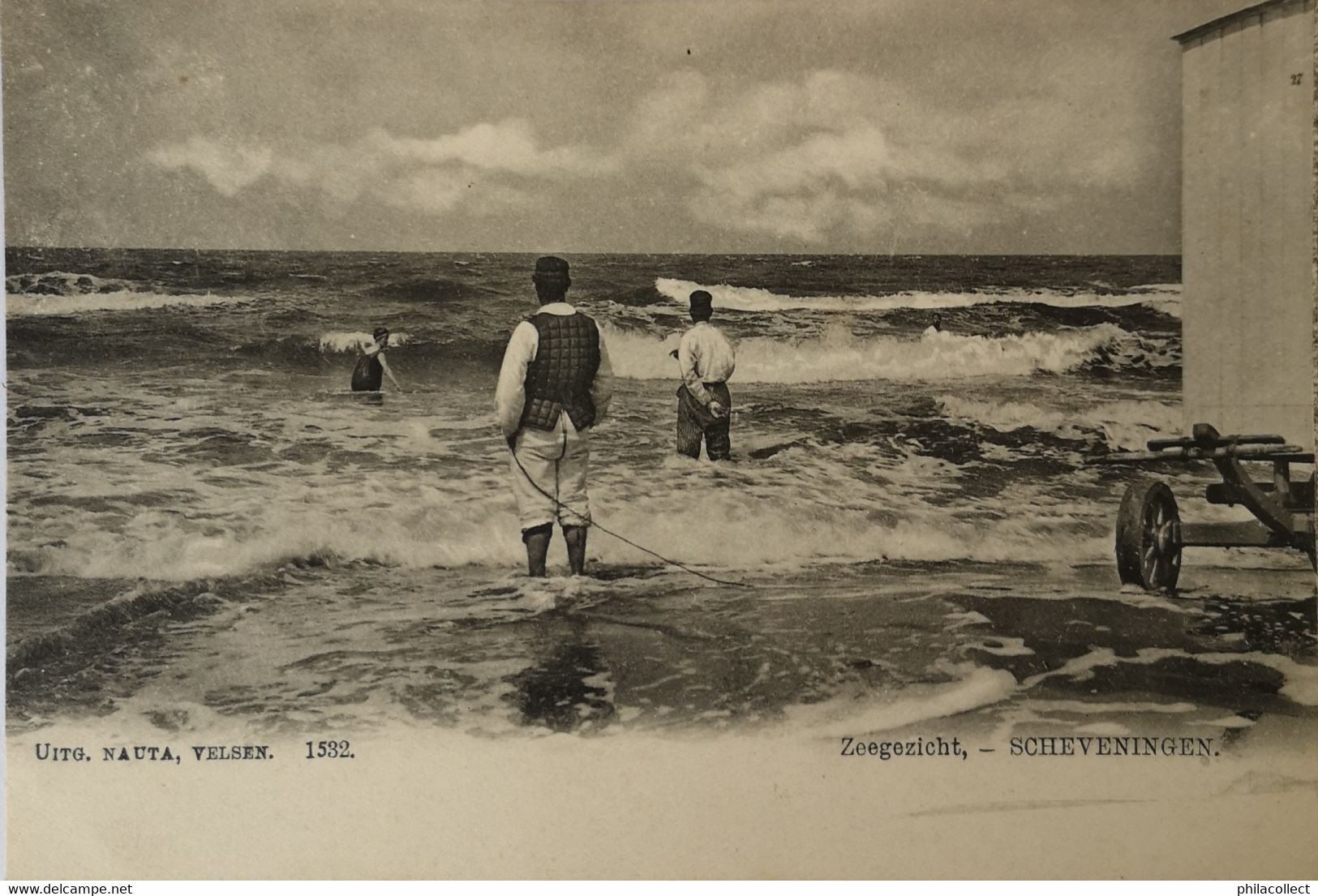 Scheveningen // Zeegezicht (badwagen) Ca 1900 - Scheveningen