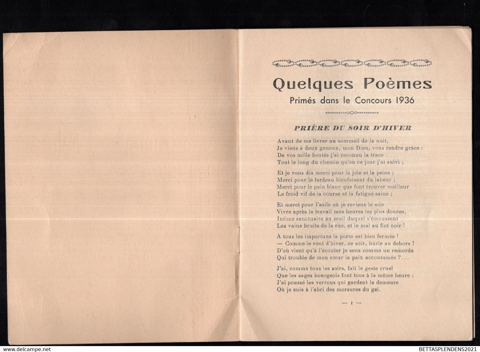 LYON - Le Salon Des Poètes De LYON Et Du SUD EST - 1937 - Les Périodiques Présentent QUELQUES POEMES - Auteurs Français