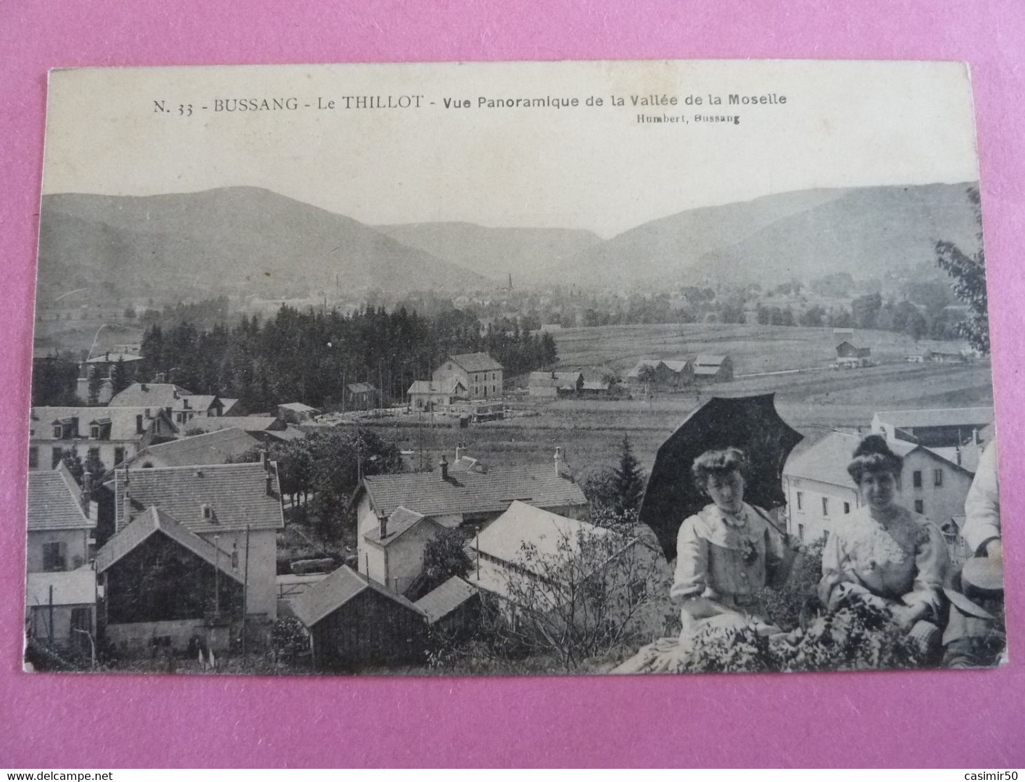 LE BUSSANG  LE THILLOT   VUE PANORAMIQUE DE LA VALLEE DE LA MOSELLE - Bussang