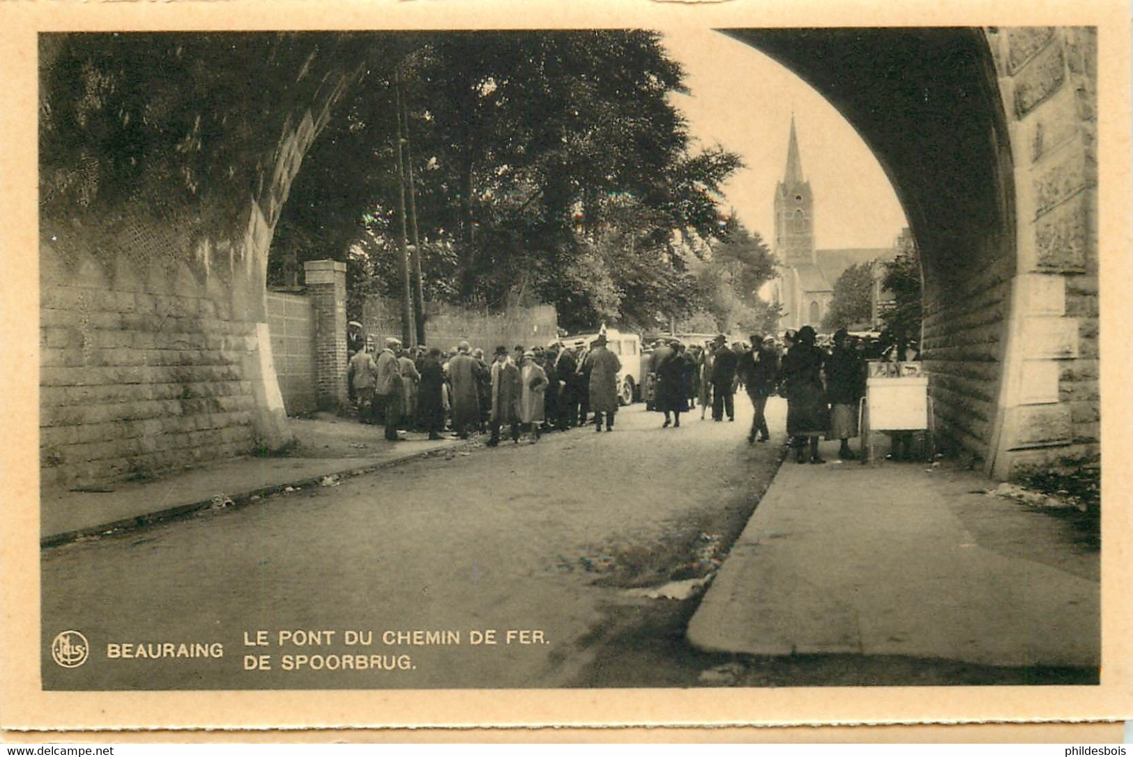 BELGIQUE  BEAURAING  Le Pont Du Chemin De Fer - Beauraing