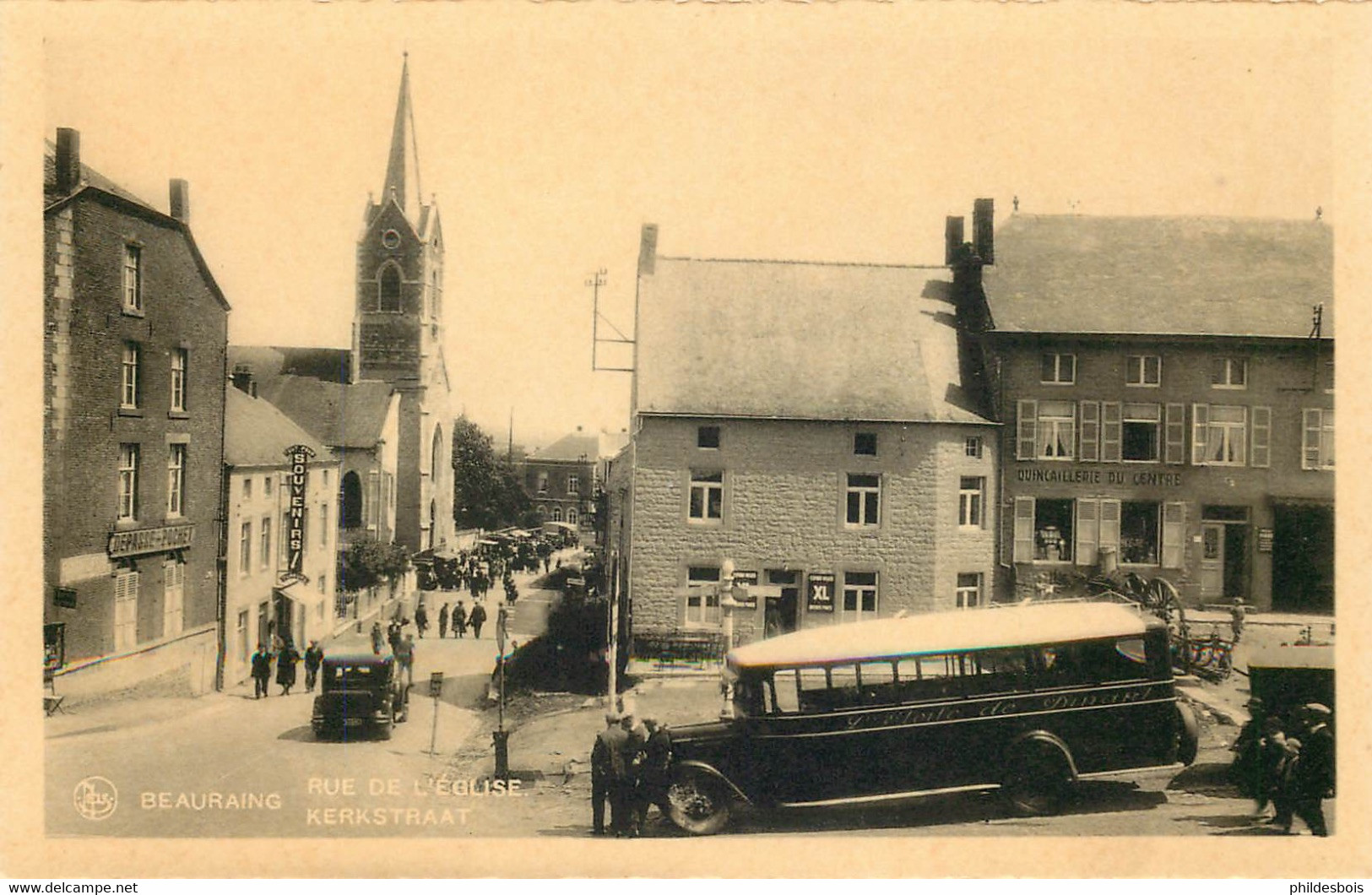 BELGIQUE  BEAURAING  Rue De L'église - Beauraing