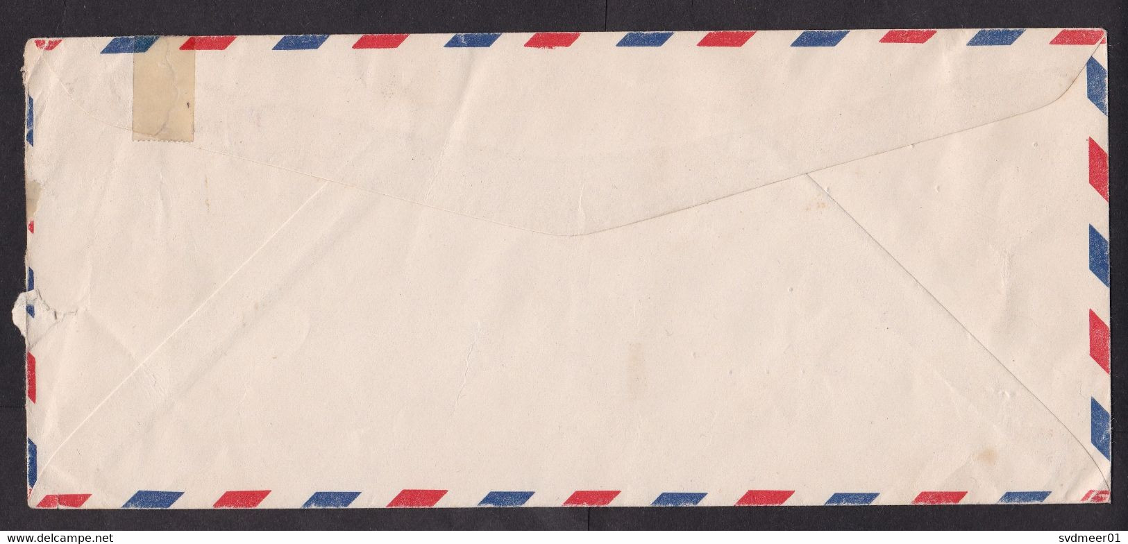 Iraq: Airmail Cover To USA, 1952, 4 Stamps, King, Sent From US Embassy, Official Business (damaged, See Scan) - Irak