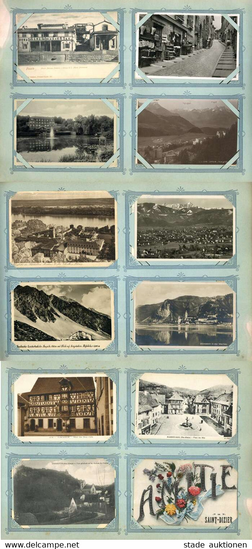 Ausland Album Mit Circa 400 Ansichtskarten Vor 1945 Viel Frankreich I-II - Unclassified