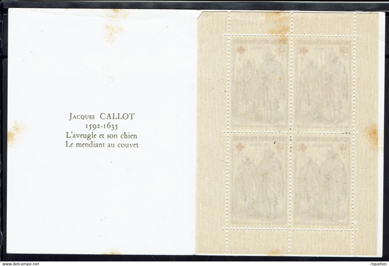 Fr - 1957 - Carnet Croix Rouge N° 2006 - Timbres 1140/41 - Rousseurs - - Croix Rouge