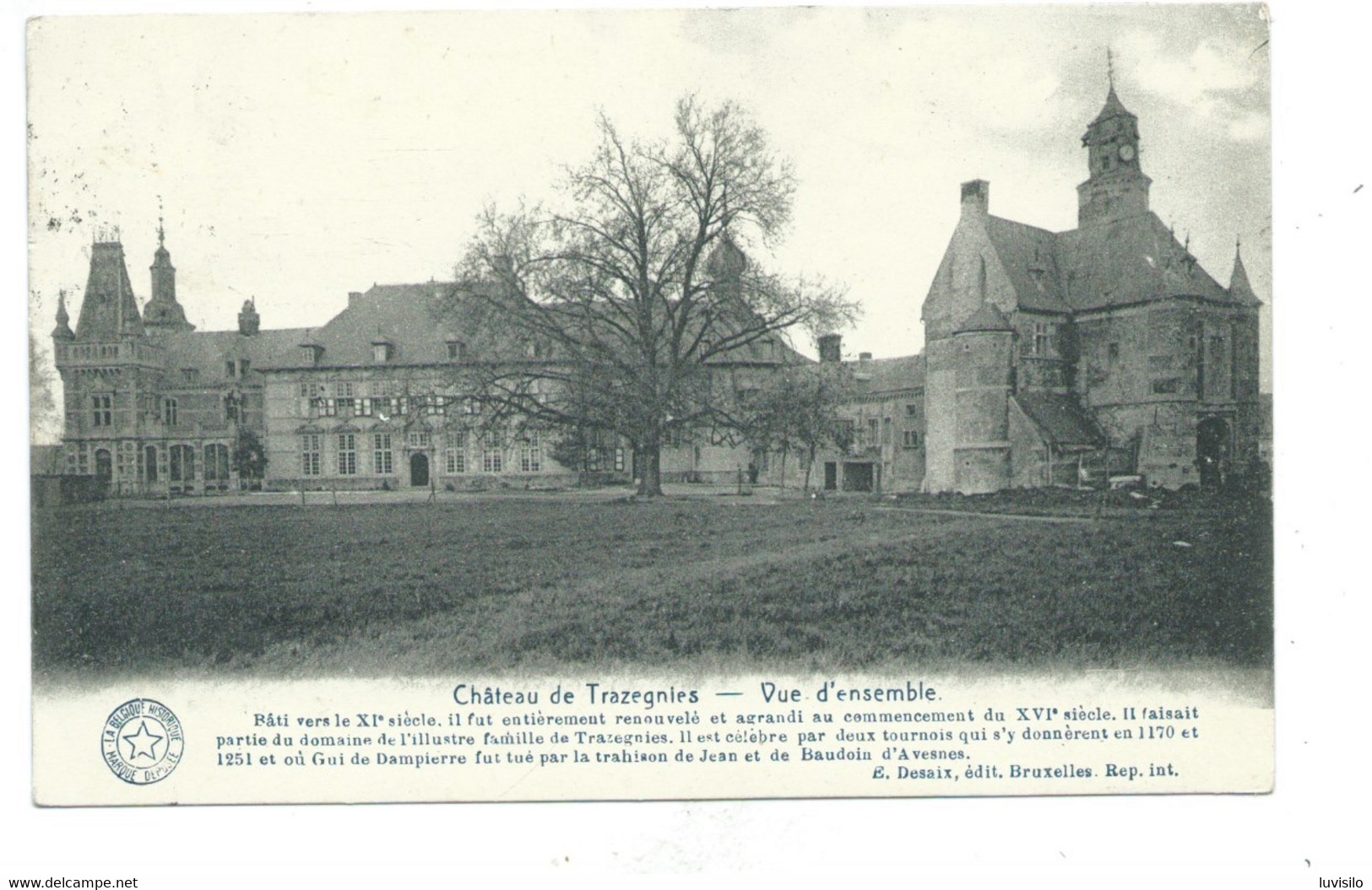 Trazegnies Château Vue D'ensemble - Courcelles