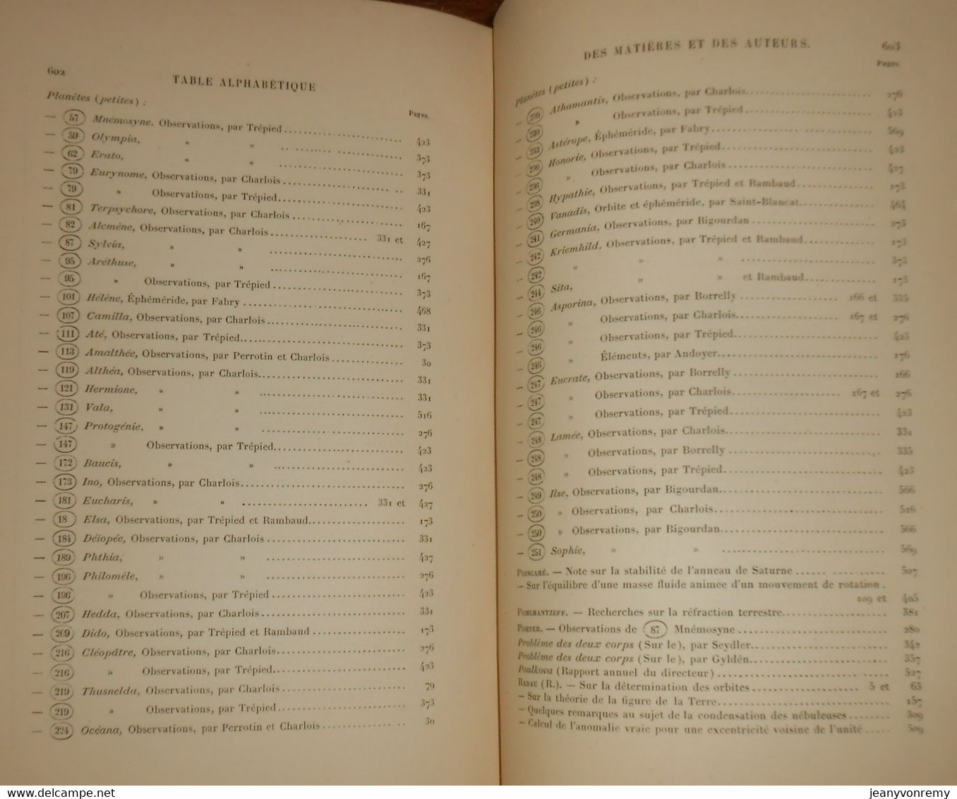 Bulletin Astronomique. Félix Tisserand. Tome II. 1885.