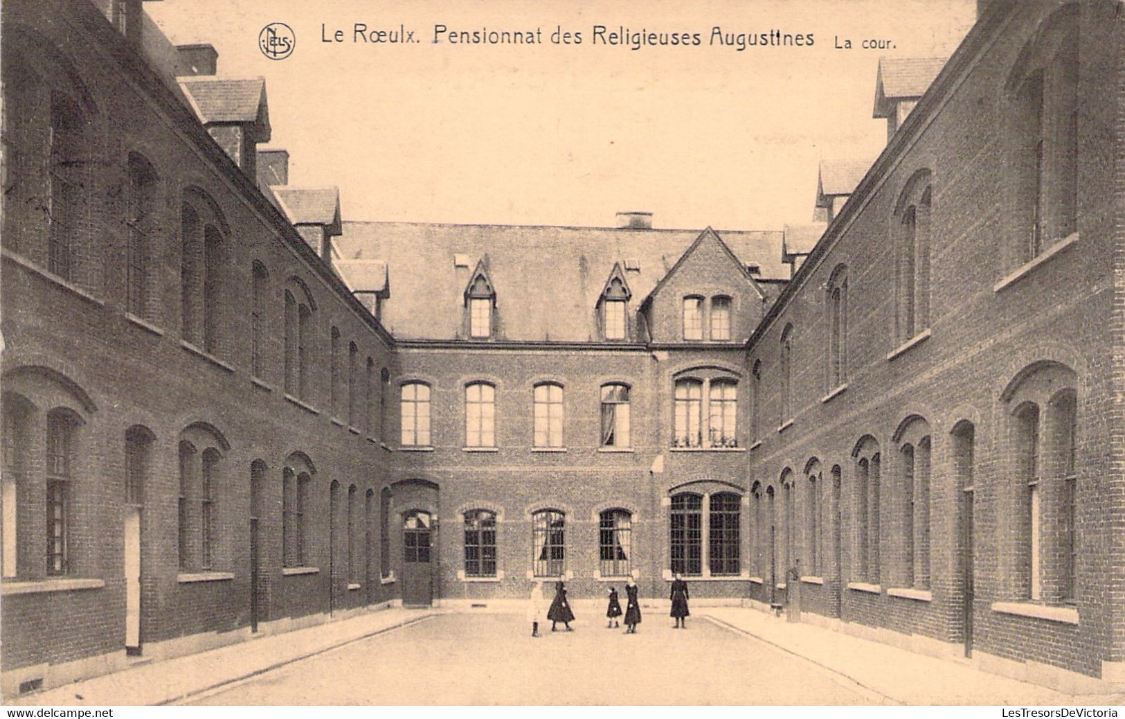 CPA Le Roeulx - Pensionnat Des Religieuses Augustines - La Cour - Le Roeulx